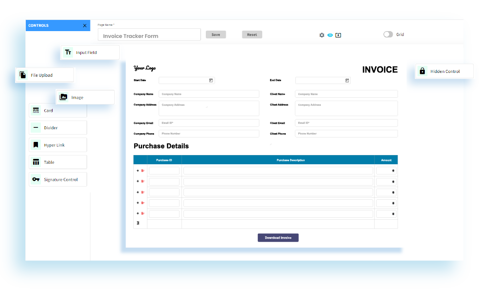 Invoice Tracker Template Yoroflow