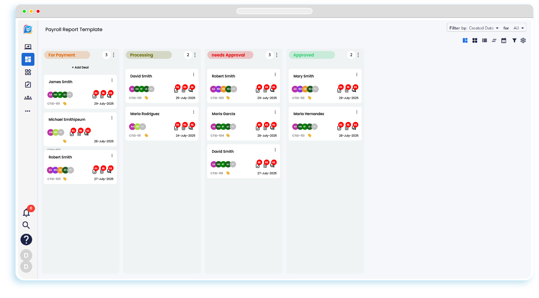 payroll template