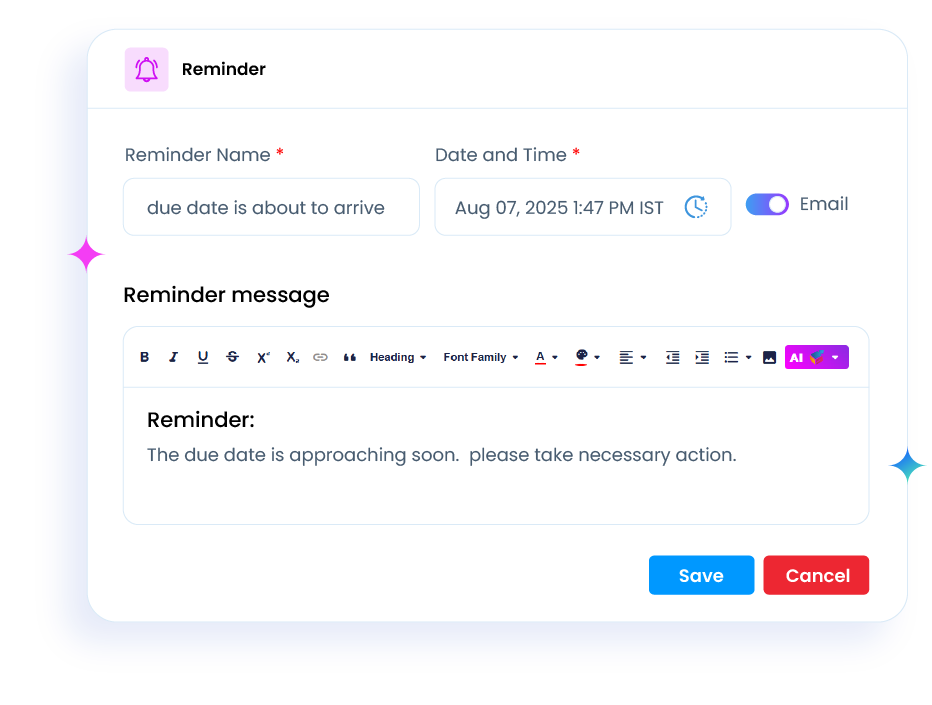 Automated Smart Reminders