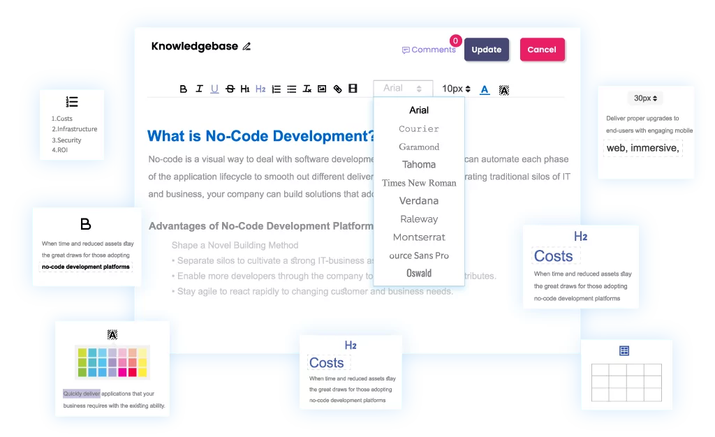Create Knowledgebase in mins