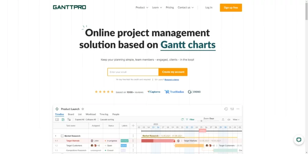 5 Best Gantt Chart Software - GanttPro